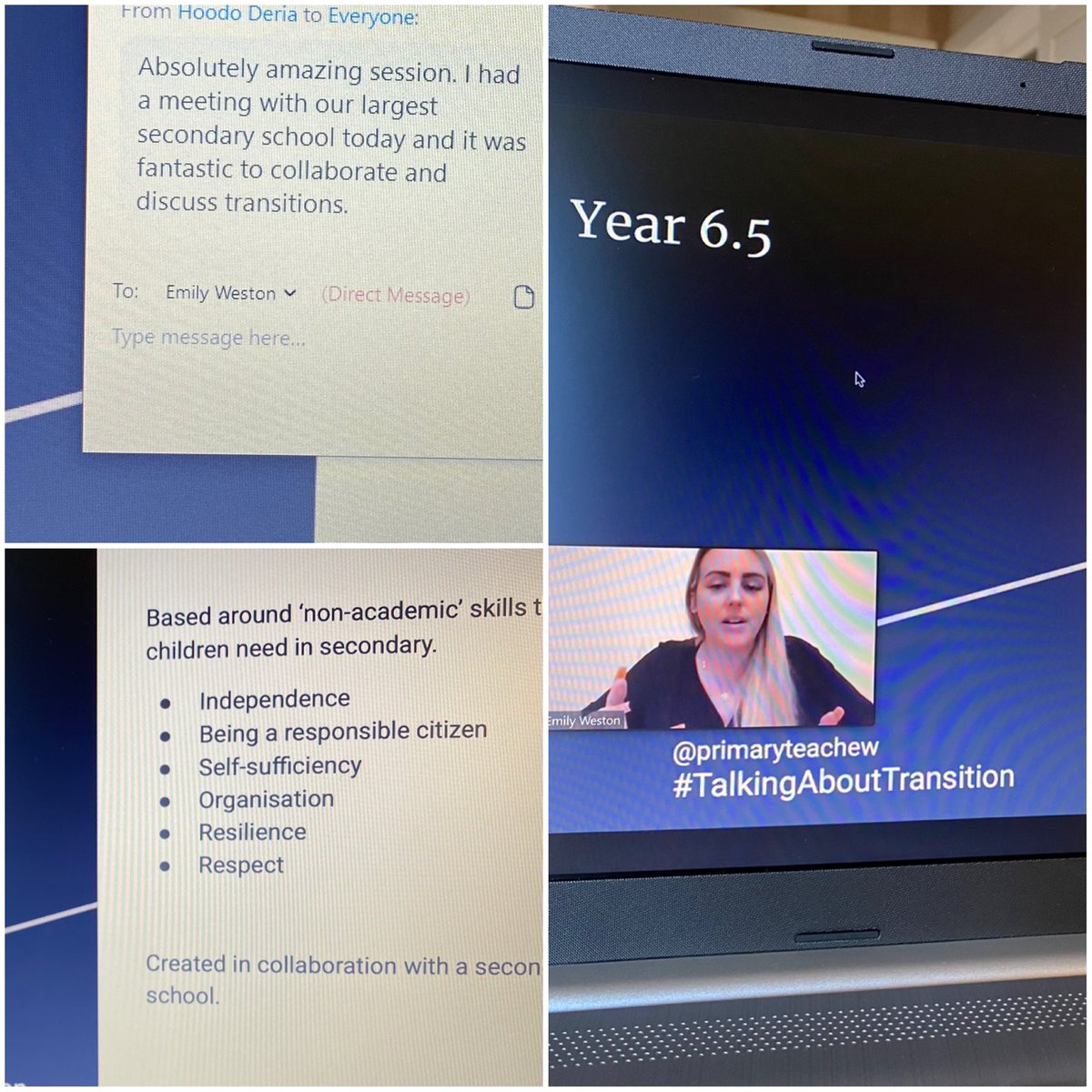 Brilliant session on Yr6-Yr7 #TalkingAboutTransition by Emily Weston @primaryteachew feeling more confident supporting my Yr6s  on their transition journey 😊 Thank You! #Edutwitter #purposefulleadership #connections