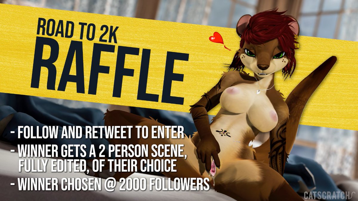 🍒 Get me to 𝟐𝐊 with an SL PHOTO 𝐑𝐀𝐅𝐅𝐋𝐄! 🌟
✦ 𝐑𝐞𝐭𝐰𝐞𝐞𝐭 (no QRTs) and follow to enter
✦ 𝐖𝐢𝐧𝐧𝐞𝐫 chosen when I hit 2K
✦ 𝐏𝐡𝐨𝐭𝐨 will be taken by <a href="/PancakesAD/">Pancake // CatScratch</a>🥞 with photo edits done by me!

✦ 𝐃𝐞𝐭𝐚𝐢𝐥𝐬 here: tinyurl.com/catscratch2K