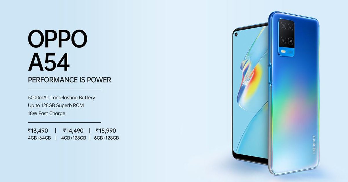 Techzonebbsr's tweet photo. Get the new oppo A54 only @Techzone 
Contact details- +917894426236⁣⁣⁣⁣⁣⁣
  
Or visit Techzone  A/93 Saheed Nagar, Bhubaneswar ⁣⁣⁣⁣⁣

⁣⁣#SmartTv #SmartPhone #SmartWatch #IoT #Accessories #Sale #Store #NewTimes #Modern #MobileComputing #trust https://t.co/BMmGcG0T2A