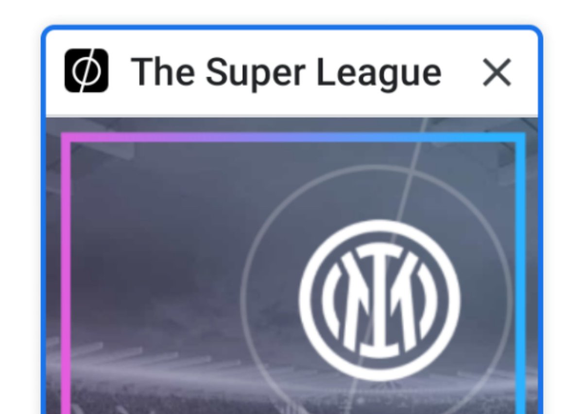 The #SuperLeague's logo is literally the null sign from math. Which implies its set of teams will soon be empty...