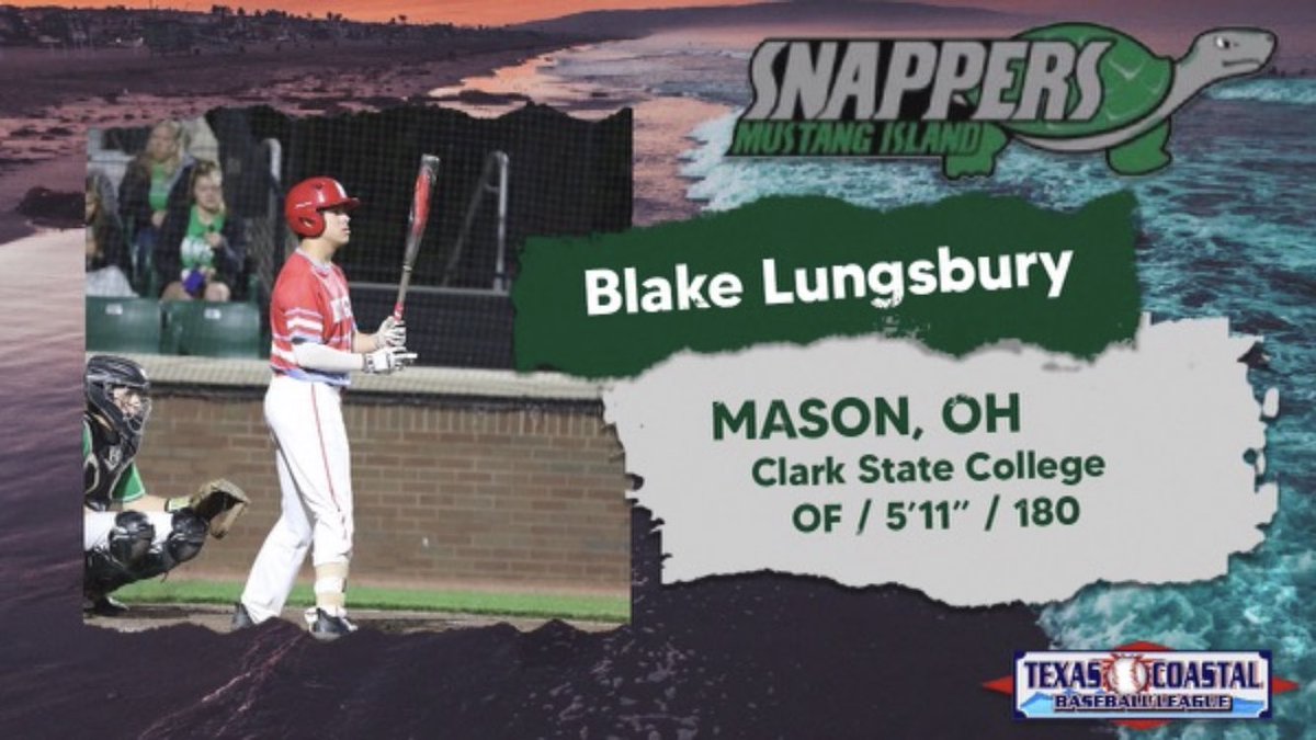 MustangSnappers's tweet photo. Welcome to the Snappers Blake!
@B1ake17
@ClarkStateBSB
#Snapem https://t.co/A9VtuvAWXo