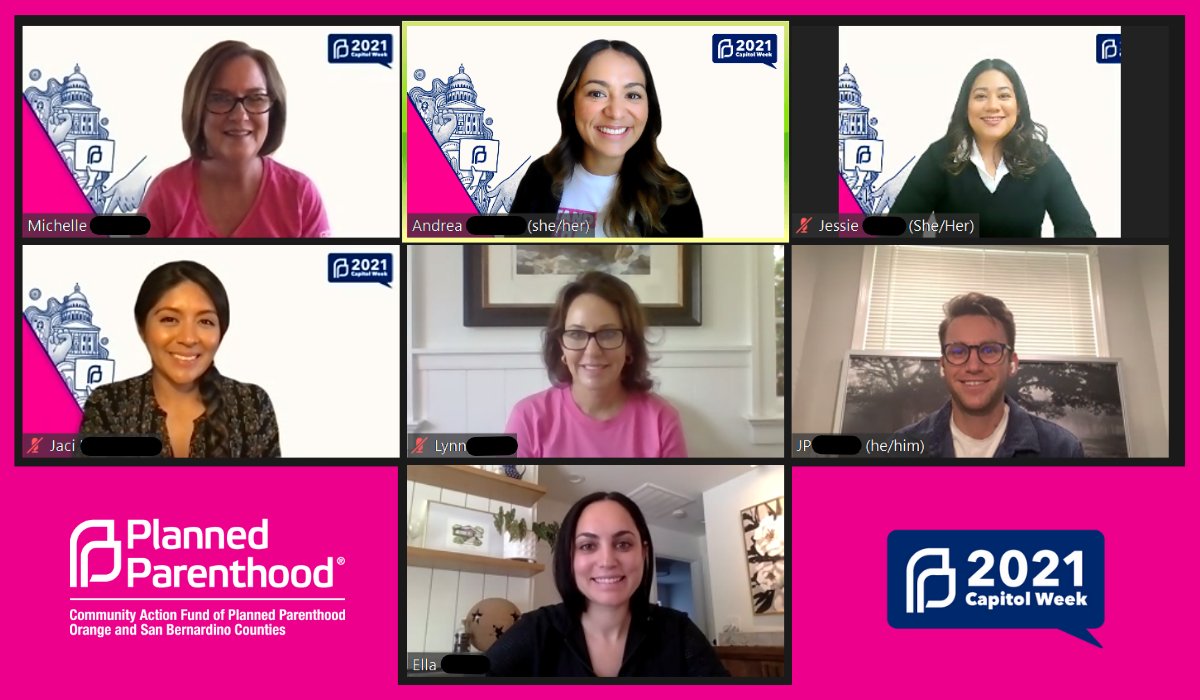 ActPPOSBC's tweet photo. Assembly District 69 advocates, including Santa Ana City Councilwoman Jessie Lopez, discussed the critical need of reproductive health care in our community with Asm. Daly's team. Thank you for meeting with us and for your support! #PPCapitolWeek @PPActionCA https://t.co/FHIL9nsjvT