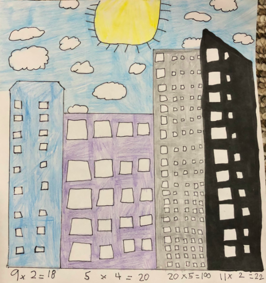 MrsLepera155's tweet photo. Check out our City Array Art! 🏙️ #grade3 #TogetherApart #virtualHCDSB https://t.co/n5gGf1Wzvt