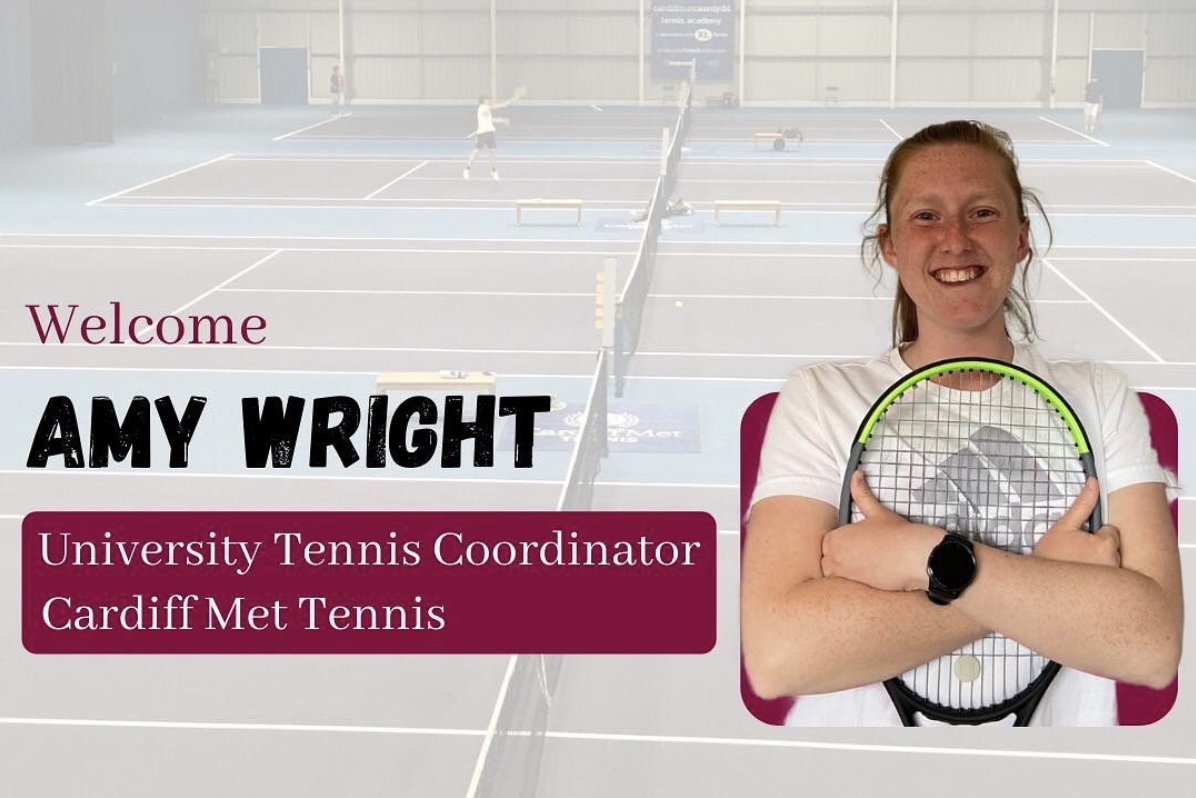 CMetTennis's tweet photo. BIG NEWS! 🎾💪

We're overjoyed to announce the appointment of @AmyWright2012 as our new University Tennis Coordinator. 

Amy will help to drive participation, competitive and education opportunities for students and staff whilst supporting the wider strategy of @CMetSport! https://t.co/s5z15uEqWx