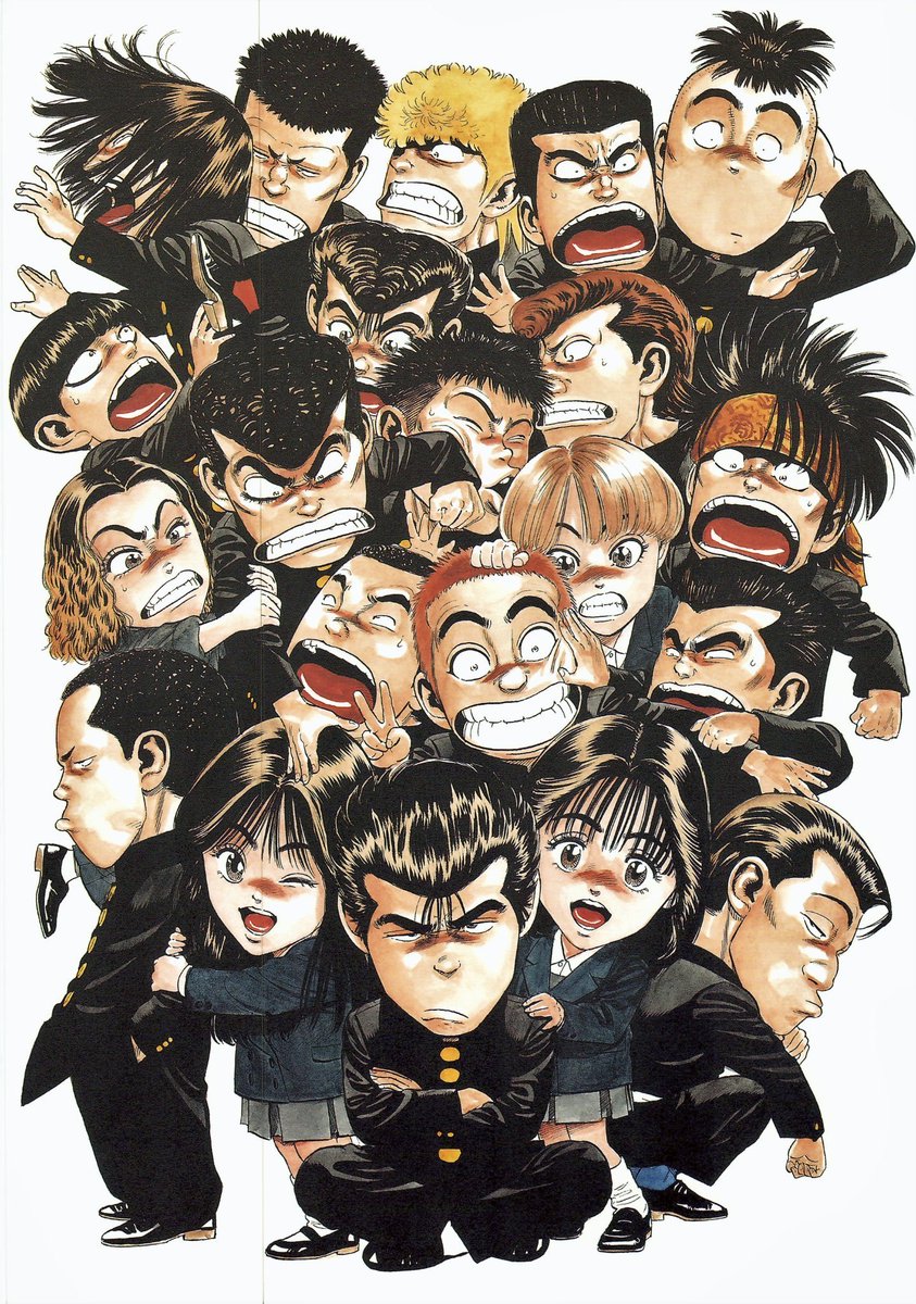 En attendant, il lui faut oeuvrer davantage pour que son manga intègre le top du sommaire du magazine. Ce fut fait par l& #39;intégration des petites parodies SD "Rokudenashi Buruuchu" et surtout le fil rouge des "4 Empereurs de Tokyo" et leur rivalité dantesque. 12/20