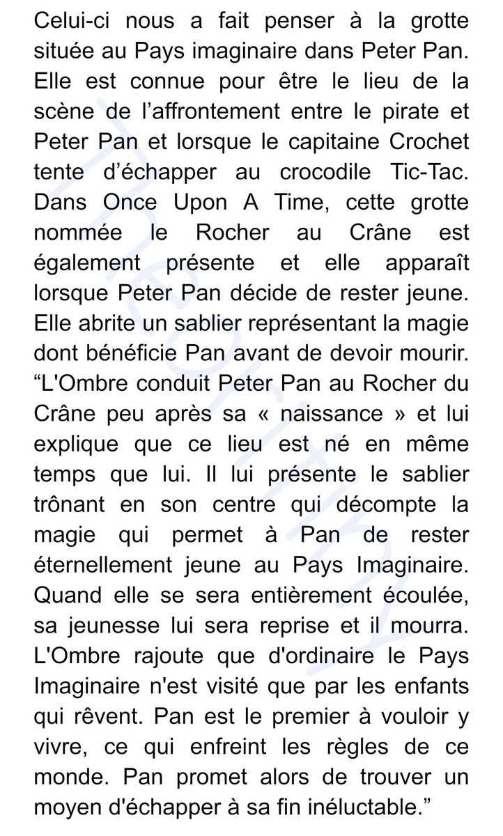 Celui-ci nous a fait penser à la grotte située au Pays imaginaire dans Peter Pan + dans Once Upon A Time 