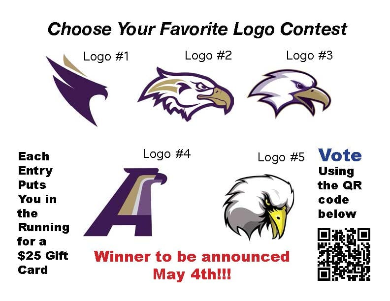 AvilaActivities's tweet photo. Vote for the new Avila Eagle!!!!
Student-designed Logo Contest.
Vote using the QR code! https://t.co/SWnMhI6Xoh
