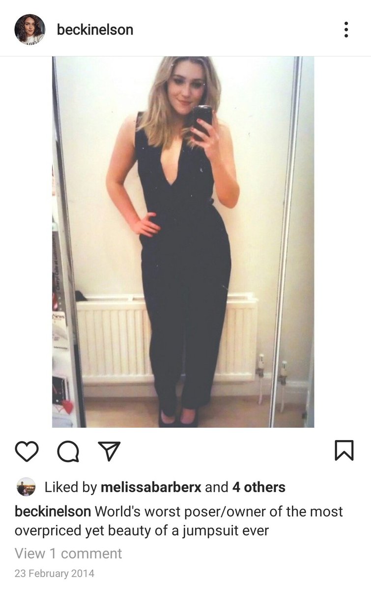 And finally, this jumpsuit pic that was absolutely ROBBED at only 5 likes???