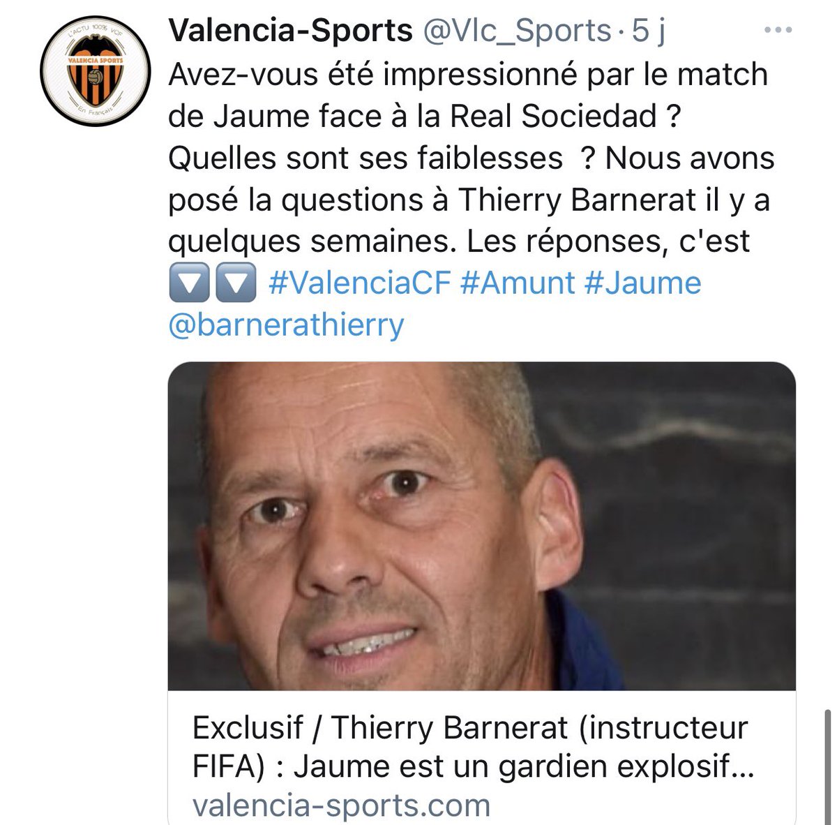 barnerathierry's tweet photo. @barnerathierry 🇨🇭⚽️
👉Interviewer par le @Vlc_sports, analyse de leurs gardiens
▶️télécharger gratuitement
👉Iphone
https://t.co/OdZNCBFEzH
👉Android
https://t.co/mnEZDiFvbn
#fifa #katapult #ecoaching #reusch #tbarneratacademy #goalkeepercoaching #Vlc_sports https://t.co/XwtimpILEM