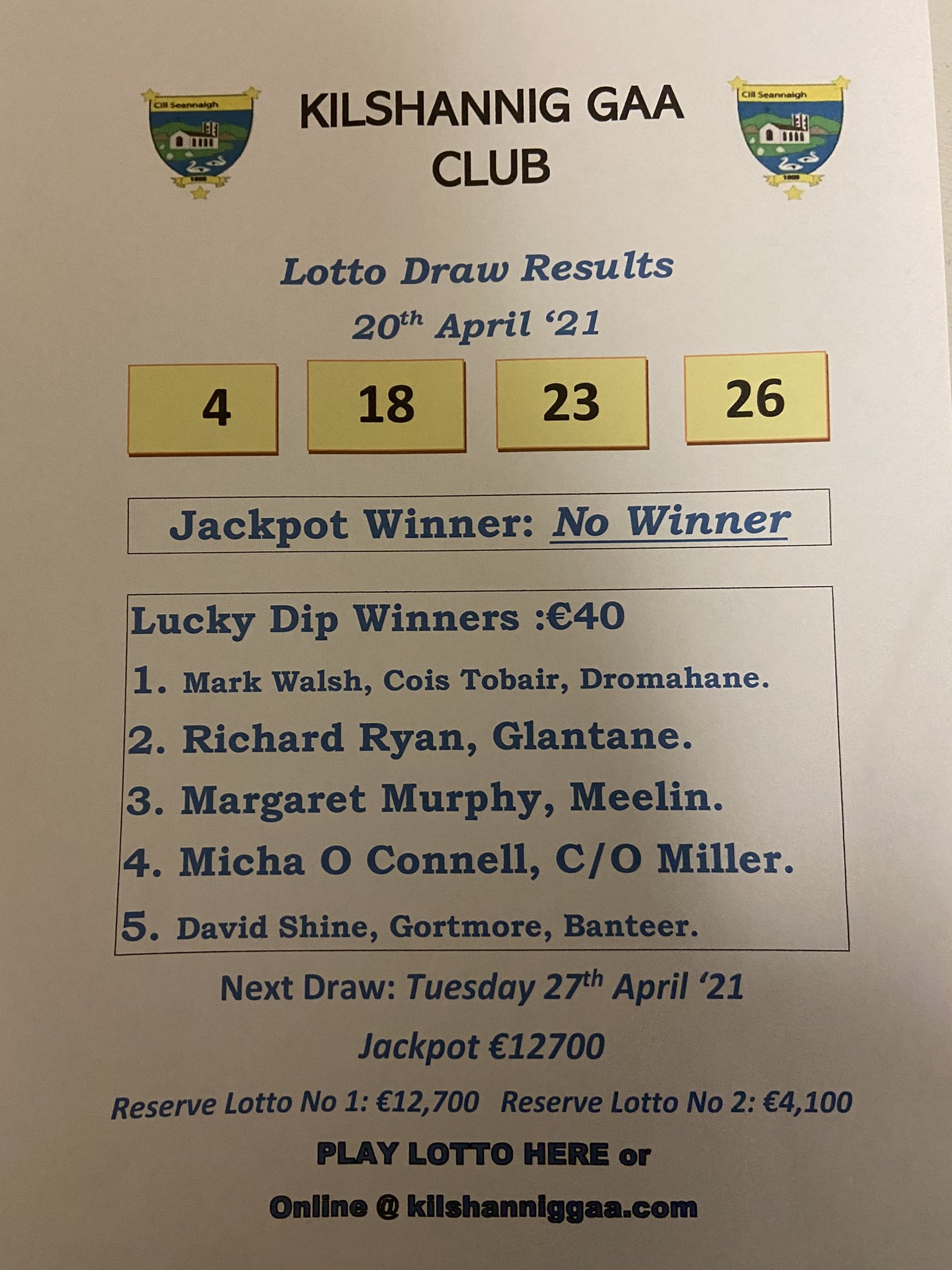 Kilshannig GAA on X