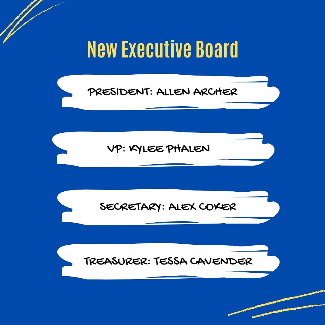 Congratulations to our new executive board members!