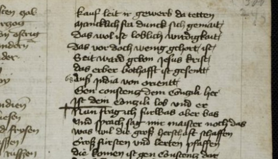 6/ the delegates from ‘India’; the Sächsische Weltchronik asserts that‘monks had come over the sea from the True India’ who had ‘crosses burned onto their foreheads’. Late medieval German chronicler Ulrich von Richental also asserts that ‘three Ethiopians’ had been sent...