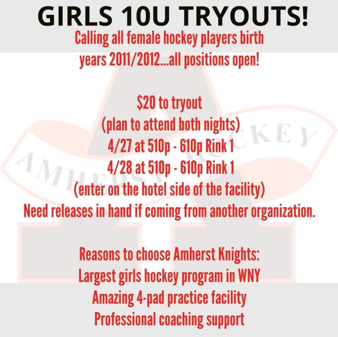 Amherst Youth Hockey (@hockeyamherst) on Twitter photo 