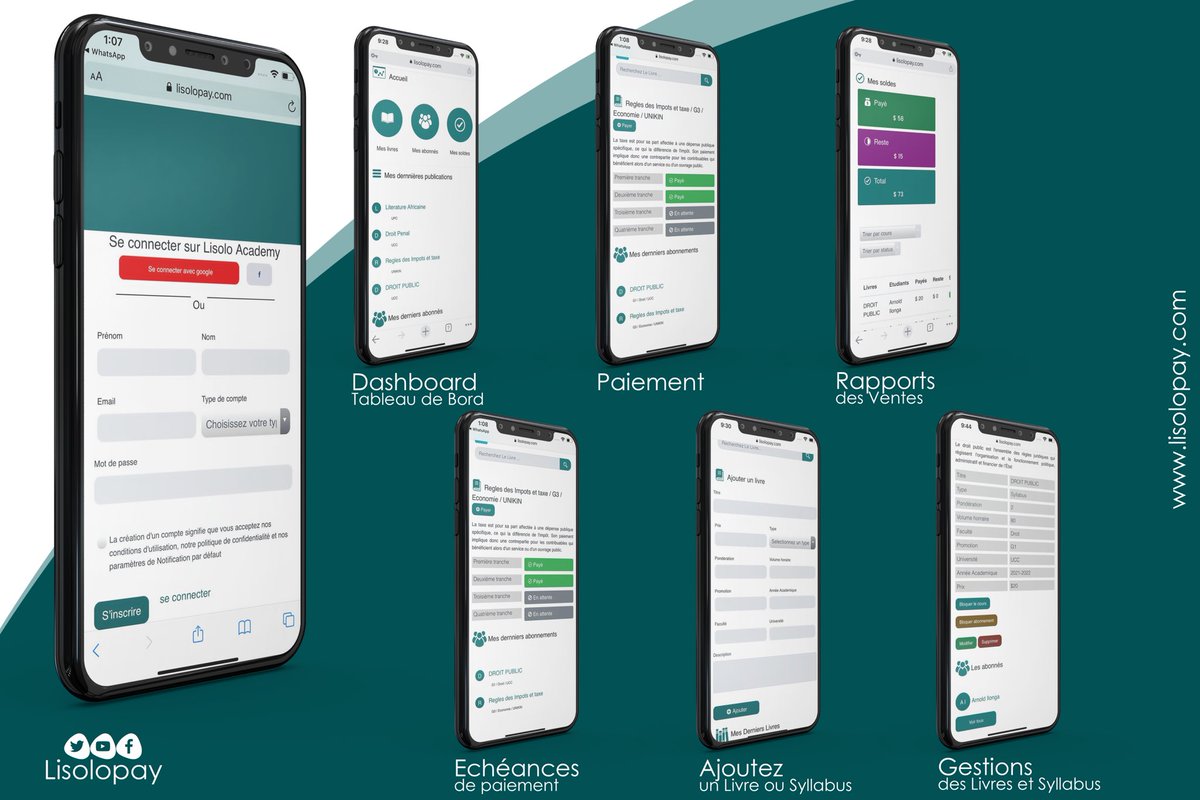 LisoloPay's tweet photo. #Simple à Utiliser,
#Facile à comprendre son fonctionnement,
#accessible à tous, Quelques soit votre vitesse de connexion intern
Lisolopay a été conçu sur mesure afin de vous permettre de mieux faire des ventes sécurisées des vos livres et syllabus https://t.co/siLvQuHkoY