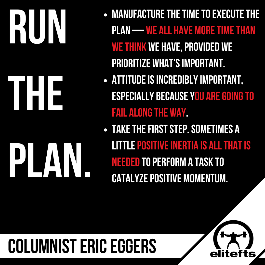 elitefts's tweet photo. Here are elitefts columnist Eric Egger's simple tips to executing a plan towards ANY goal.
Read more here:
https://t.co/1H5VziRkYe
#elitefts #sticktotheplan #smartgoals #powerliftingprogram #bodybuildingprogram #powerlifting #bodybuilding #strongman https://t.co/cvlnUIbV2L