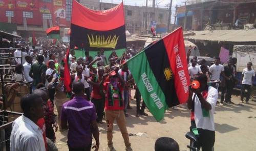SaharaReporters's tweet image. We Need Referendum, Freedom From Nigeria, Not Asylum, IPOB Tells UK Government | Sahara Reporters
The separatist group said this while reacting to the promise by the United Kingdom to grant asylum to IPOB members hounded by Nigerian government.
READ MORE: bit.ly/3v4Qxuf