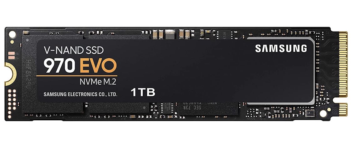 HarryPokemonYT's tweet photo. To anyone who knows anything about PCs do I need the samsung ssd thing or will my pc run fine with the ssd with the gold nugget thing on it (the ssd with the gold nugget thing kinda looks like a hard drive and installs like one) https://t.co/PqYZZBiNfg