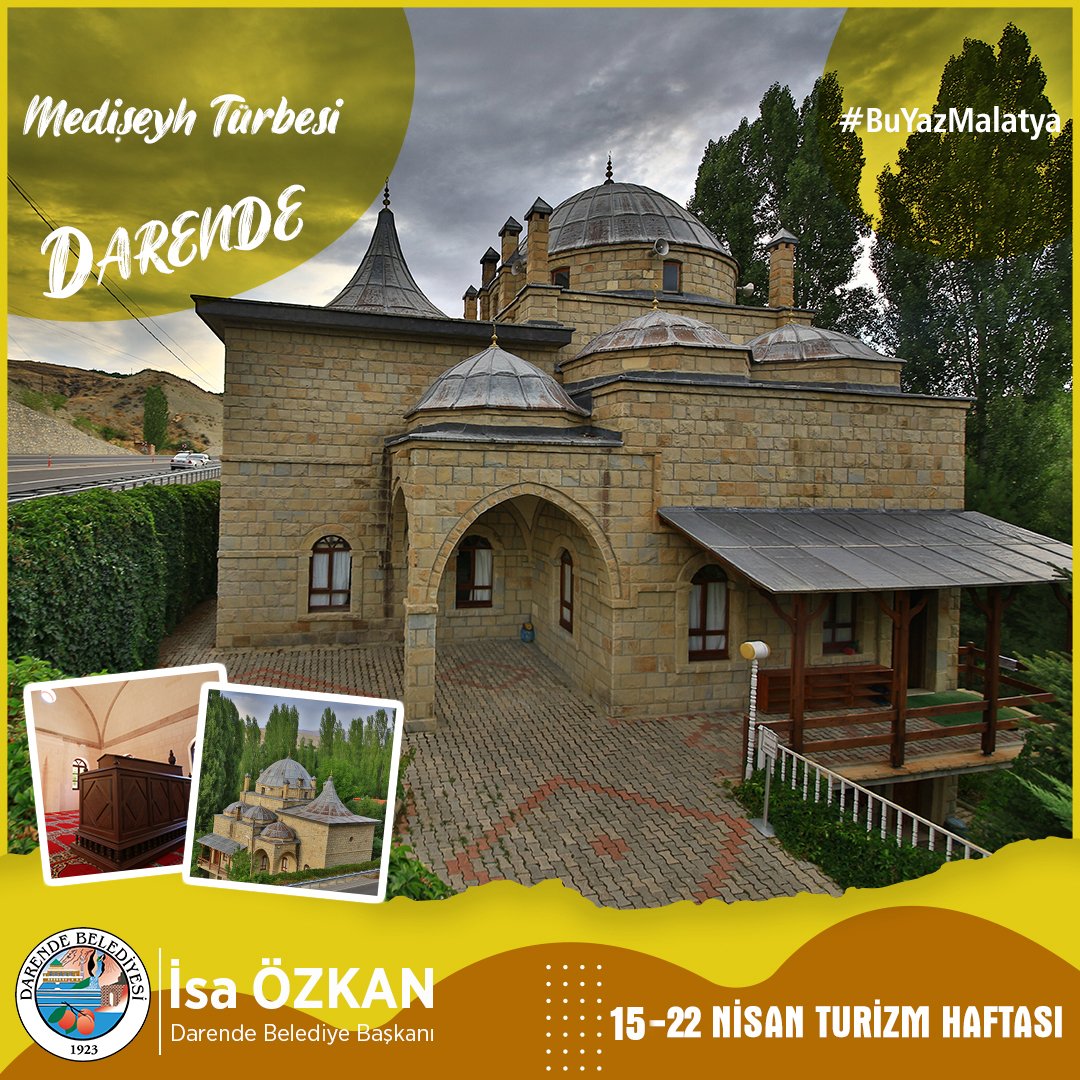 Darende Medişeyh Türbesini ziyaret ettiniz mi? #BuYazMalatya