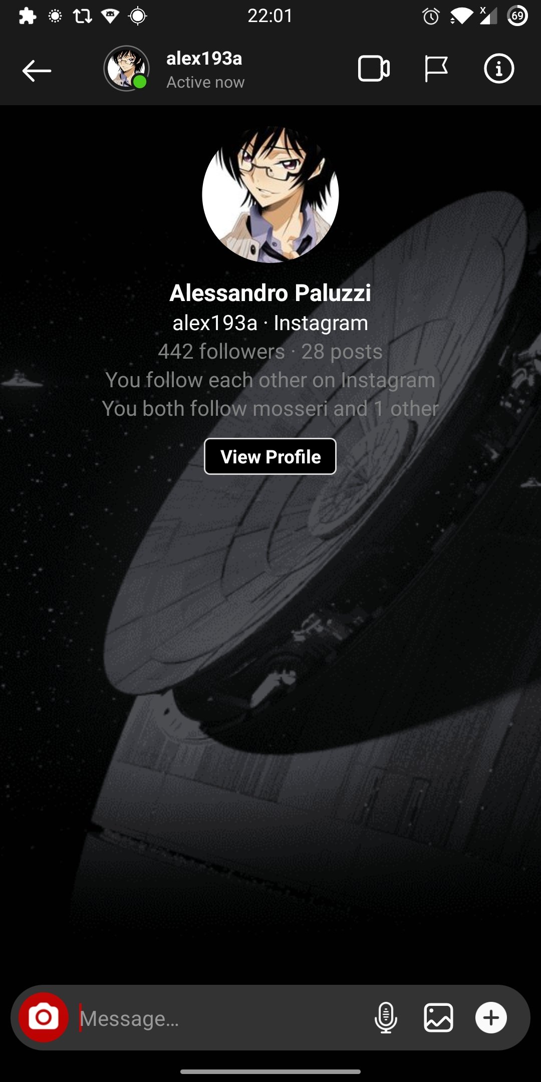 Twitter 上的alessandro Paluzzi Instagram Is Working On A New Chat Theme Star Wars T Co Bvenjc8z3t Twitter