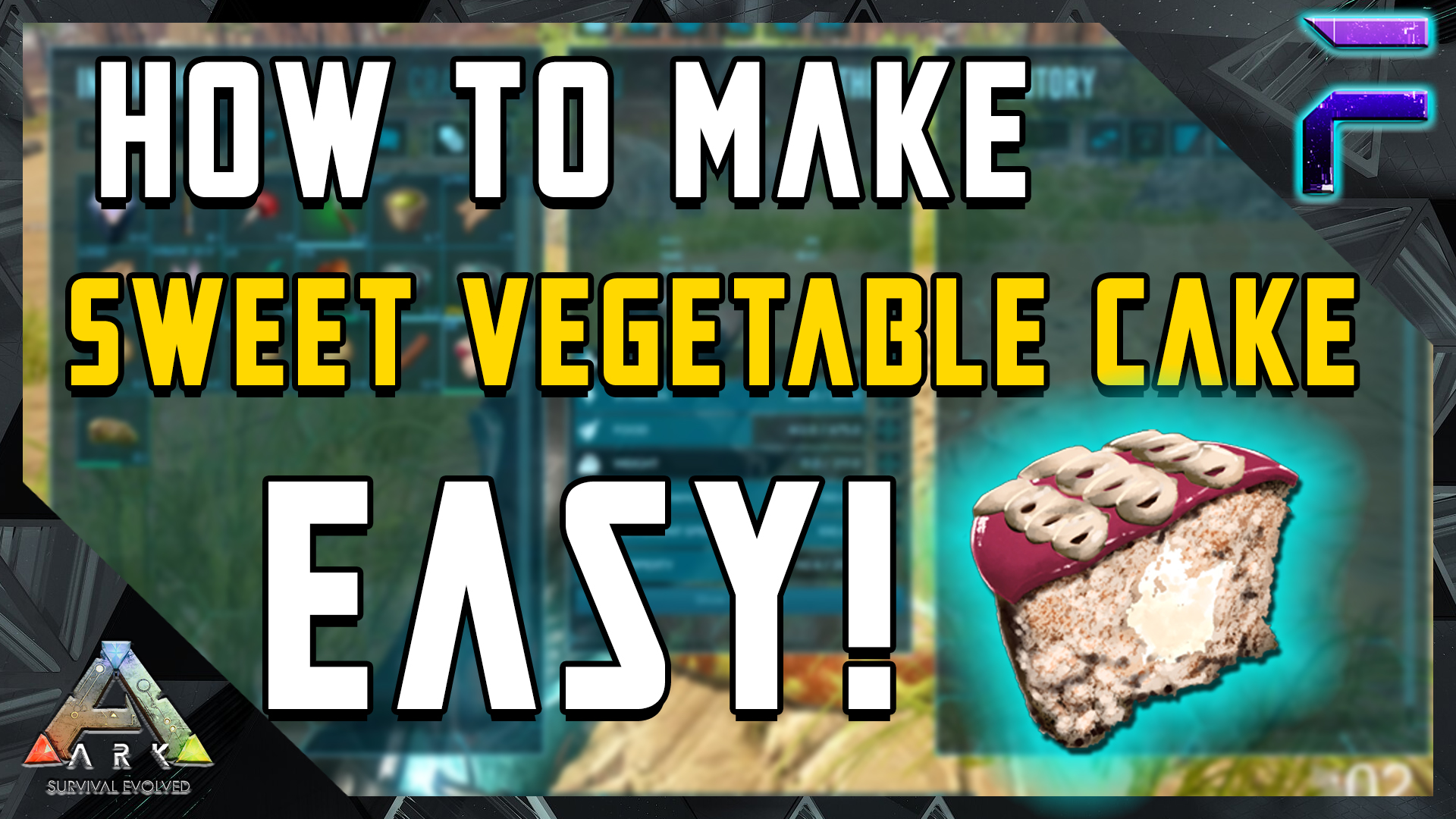 Fynixmech on X: &ldquo;HOW TO MAKE SWEET VEGETABLE CAKE EASY! -Ark 