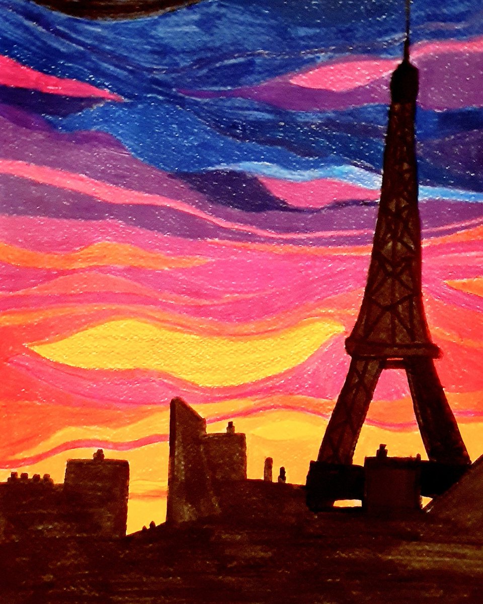 ...my sons newest art...inspired by Edvard Munch's "Der Schrei"

Can this beautiful piece get viral? My son would love it to be seen around the world ;) 
RT welcome. Thx!