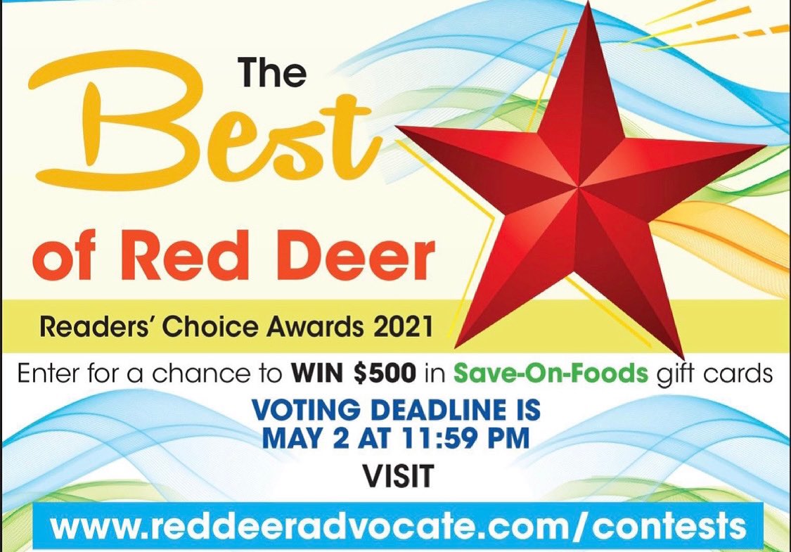 Voting is open! #RedDeer