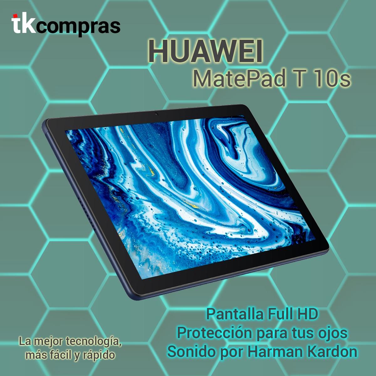 TkComprascom's tweet image. #Diversiónparatdos con la #MatepadT10s😁.
Una poderosa #Tablet de #Huawei que ofrece una pantalla Full HD con alta protección para tus ojos 🤓 y un sistema de sonido espectacular🤩.
Consulta precios y existencias acá 👇👇
bit.ly/3ubT45e