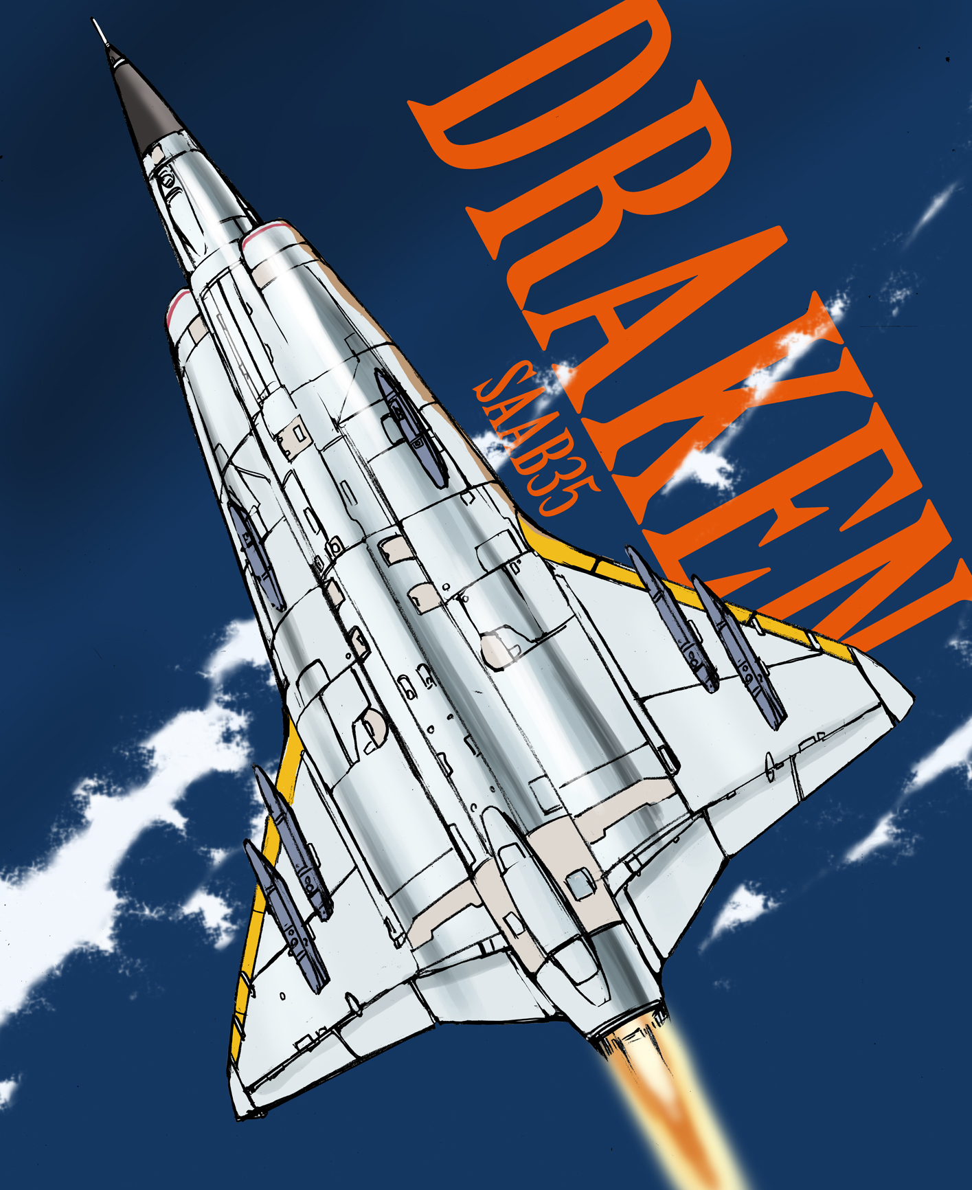 松田未来 12 31冬コミ東マー05a Team Firebird 昨日の エリア 無料公開でついつい読んでしまって思わず描いたsaab35ドラケン あのマンガがなければこの機体を知ることもなかったかもしれません T Co Zysiv9vuqk Twitter