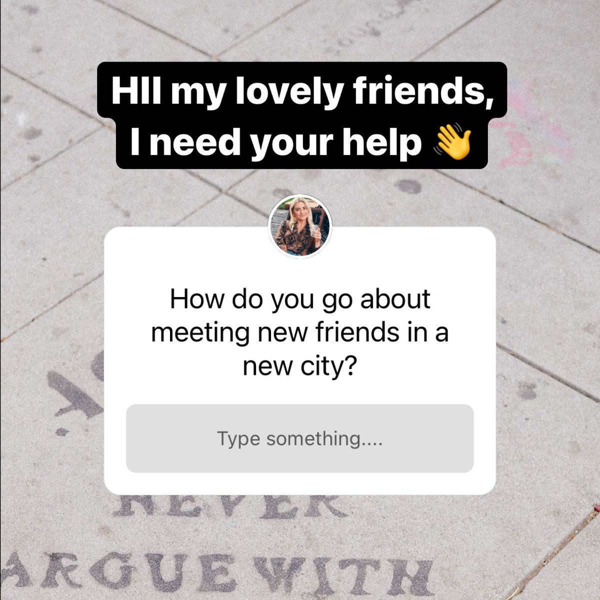 I just posted a few Q's + polls on my IG story (aka *sneaky* market research for a project I'm working on) and didn't preface it with any context, and now all of my followers just think I need help making friends 🤠