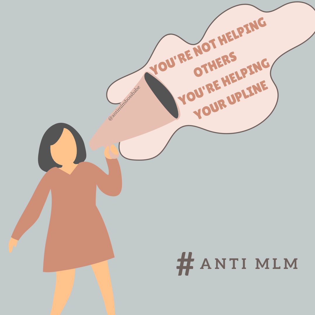 antimlmbossbabe's tweet photo. #antimlm #monat #forex #qscience #arbonne #mlm https://t.co/tpSg7ssWMX