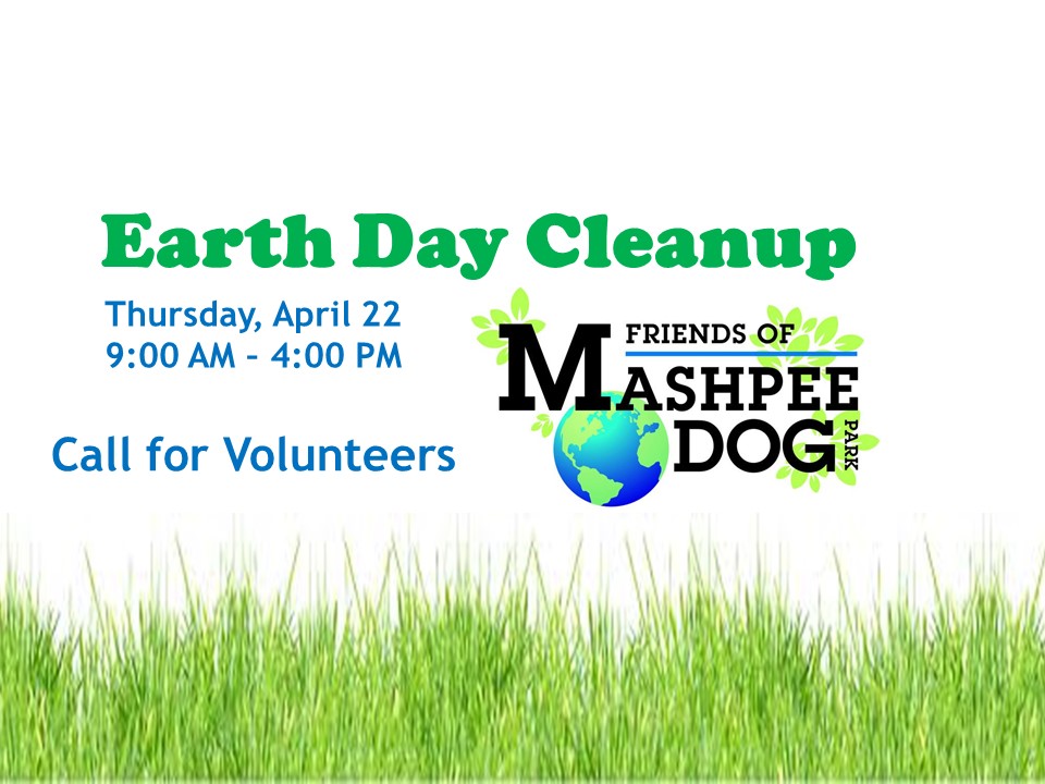 #Mashpee Dog Park Earth Day Cleanup, Thursday April 22, 9AM-4PM mashpeedogpark.org/volunteer/eart… #EarthDay2021 #EarthDayMashpee