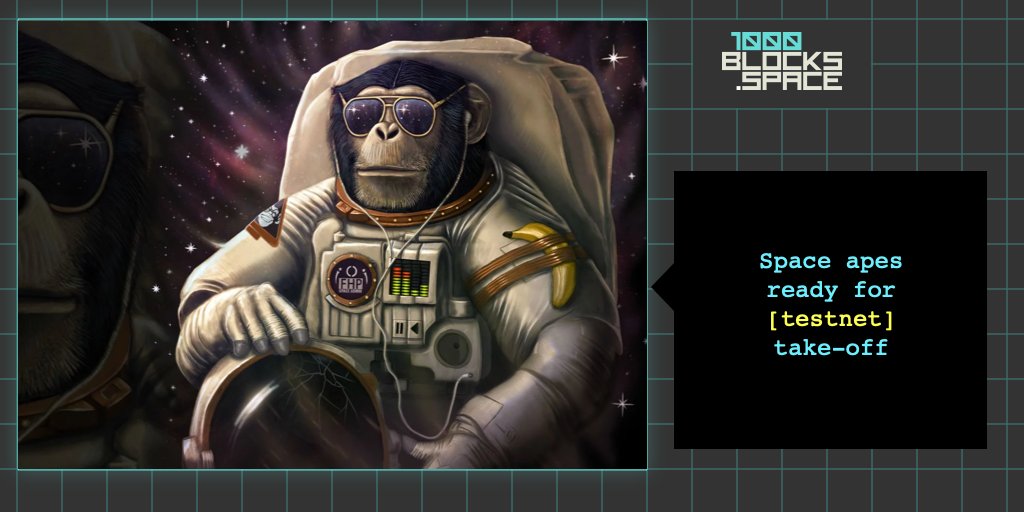 We are ready, are you? Testnet launch in 3 2 1 ignition and takeoff 1000blocks.space #BSC <a href="/cz_binance/">CZ 🔶 BNB</a> #NFTCommunity #YieldFarming #innovation