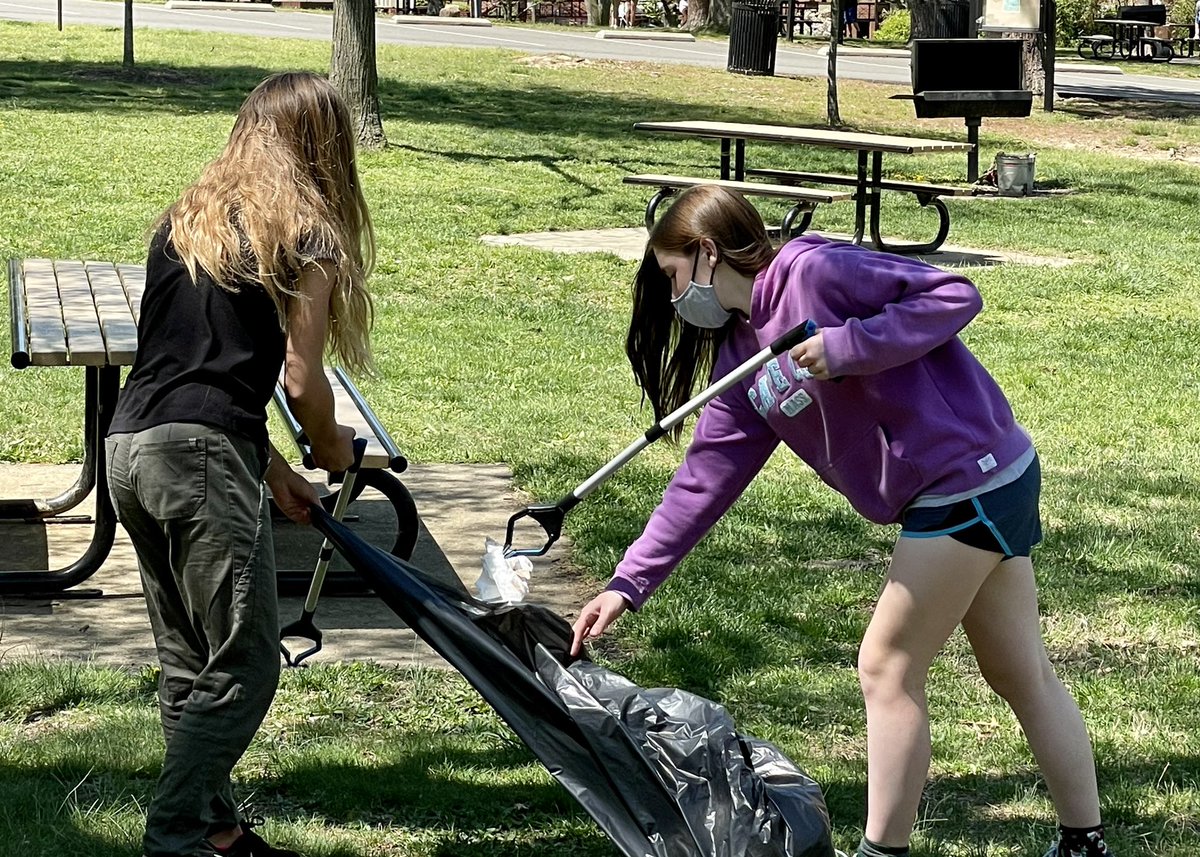 Proud of these and more middle school <a href="/SSSASsaints/">St. Stephen’s and St. Agnes School</a> who chose to spend recess cleaning up our campus and Fort Ward Park next door. Our plans for Environmental Awareness Week also include spirit dress days, a seed planting event on #EarthDay, and at-home environmental challenges.