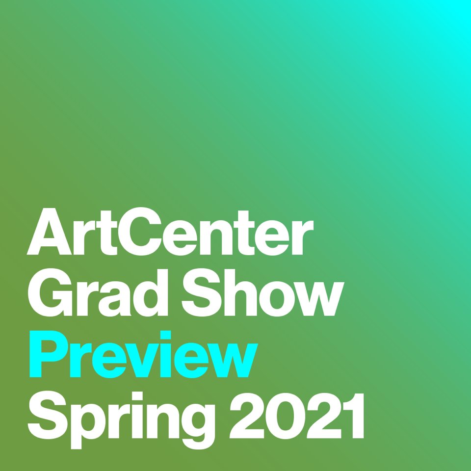 Tomorrow meet <a href="/artcenteredu/">ArtCenter College of Design</a>'s <a href="/mediadesign/">MediaDesignPractices</a> graduates—whether you are recruiting or celebrating the graduates, we hope you will join! By registering, you will receive the Portfolio Presentation Schedule by department and early access to the Grad Show.

bit.ly/3fMuT9z