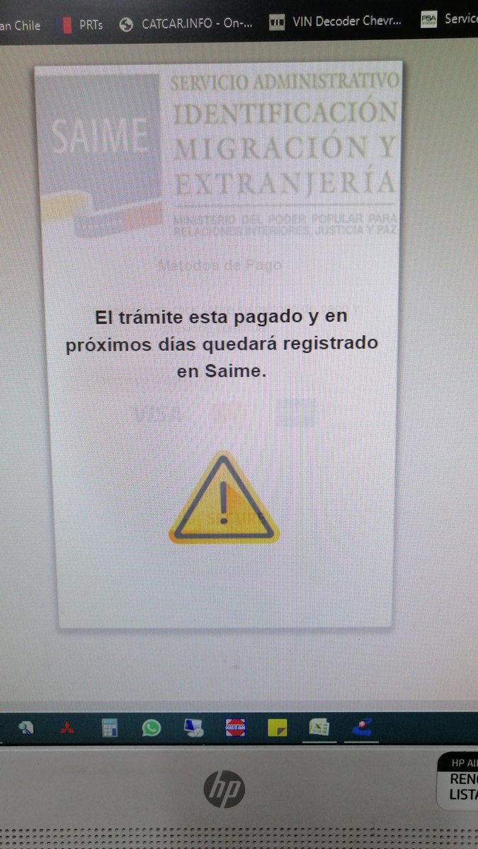 Henry_33drv's tweet photo. @VenezuelaSaime Buenas tardes, estimados realize el pago del pasaporte el 13 de Abril y aun no aparece reflejado en ninguna parte, me podrían dar alguna información.. Gracias de antemano... https://t.co/vlMmIMoYkf