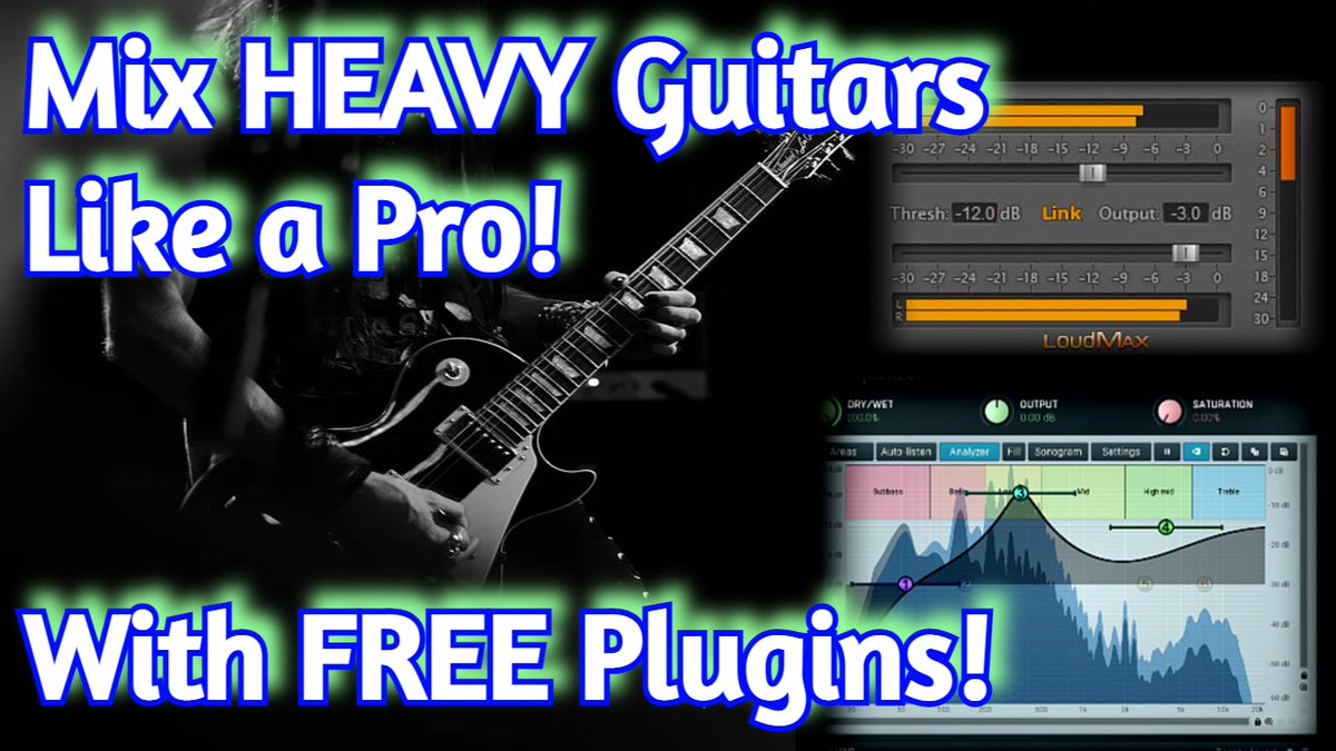 HOW TO #Mix METAL Guitars with 3 FREE #VST #PLUGINS in Any DAW - Step by Step Guide (Quick & Easy)
youtu.be/pGdnxiPYF2Y 

#metalproduction #mixingmetal #cubasetutorial #mixingtutorial #mixingtips #cubasetips #daw #howtomix #mixingmusic #mixingguitars #mixtips #freevst #mixing