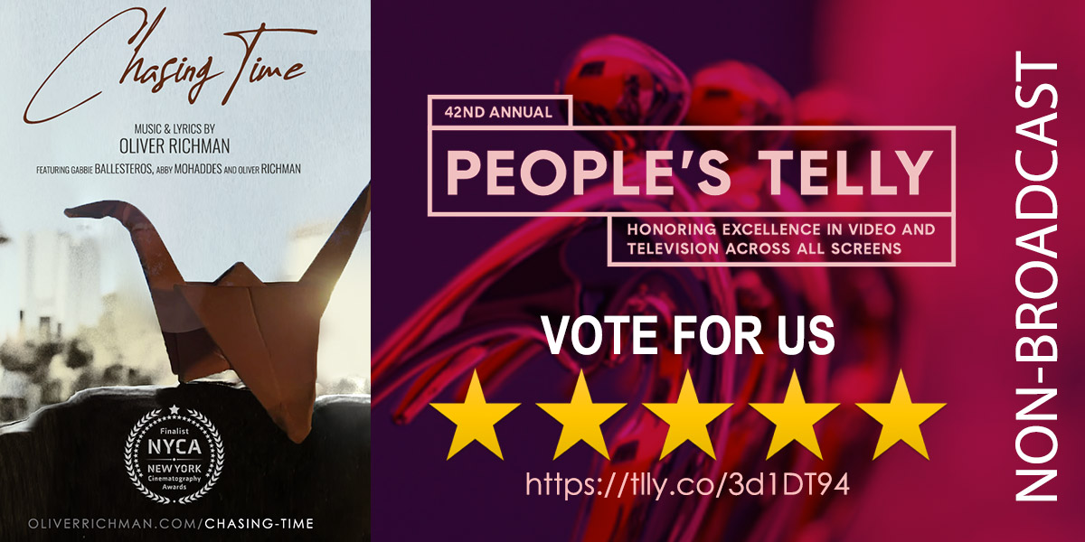 We've been NOMINATED! Honored to have made the shortlist for the 42nd Annual People’s Telly Awards! Now we need YOUR VOTE!! Please click the LINK below, RATE 5 Stars ⭐️⭐️⭐️⭐️⭐️ and CONFIRM!!! Voting ends this 4/23/2021. Thank you SO much!! 
tlly.co/3d1DT94