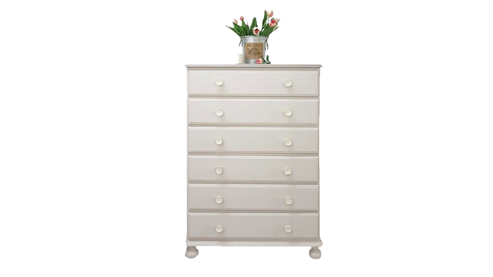 A touch of elegance for any bedroom 🛏️

📸 Solid Pine 6 Drawer Tallboy: bit.ly/3n98AfZ

#tallboy #solidpine #vintagebedroom