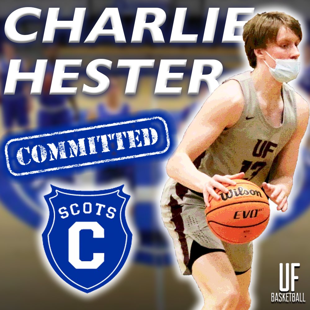 Congratulations to <a href="/Charliehester02/">Charlie Hester</a> on his commitment to <a href="/ScotsMBB/">Covenant College Men's Basketball</a>! #FaithBoys #UFBasketball