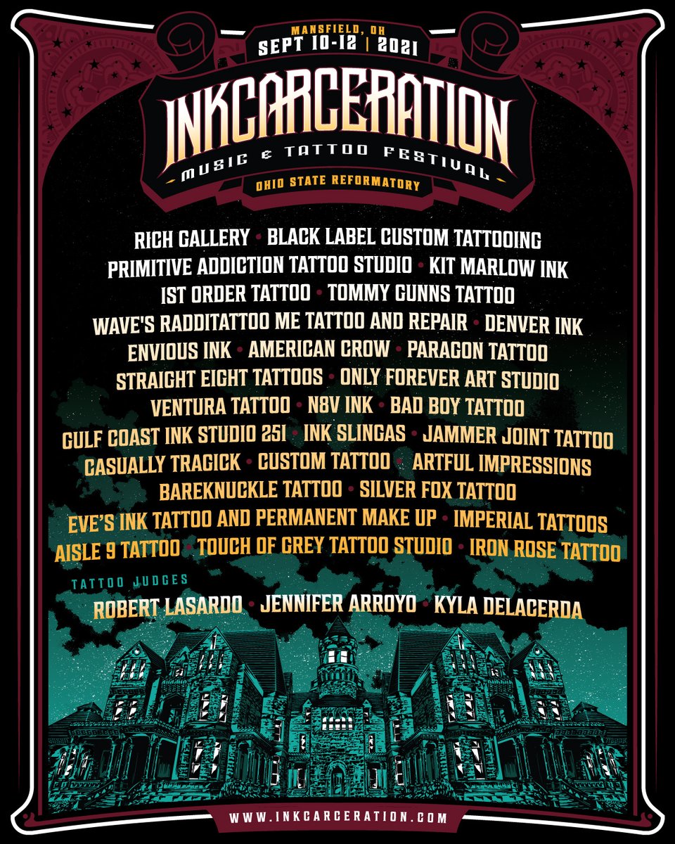 Incarceration Fest Tickets Dreaming Arcadia