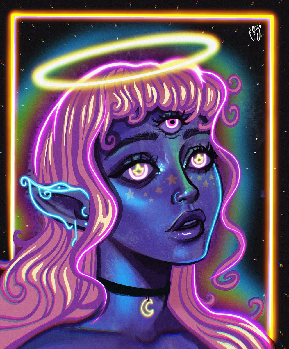 _chlocopop's tweet photo. princess of the galaxy 🧝🏻‍♀️🌙✨ #procreate @Procreate https://t.co/IFpLSyTu6f