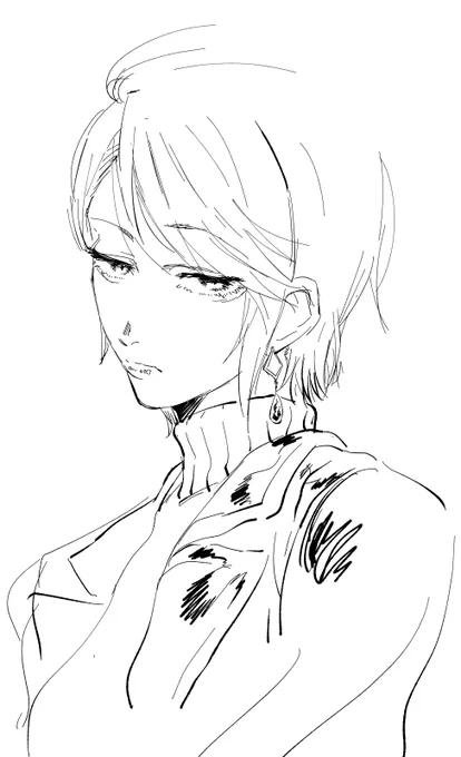 手癖で描いてみる 
