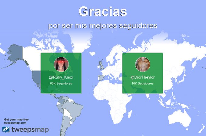 Un agradecimiento especial a mis mejores seguidores esta semana @Ruby_Knox, @DiorTheylor https://t.c<a href="/tag/instagram"class="tags"><span>#instagram</span></a><a href="/tag/like"class="tags"><span>#like</span></a><a href="/tag/facebook"class="tags"><span>#facebook</span></a><a href="/tag/friens"class="tags"><span>#friens</span></a><a href="/tag/whatsapp%20"class="tags"><span>#whatsapp </span></a>