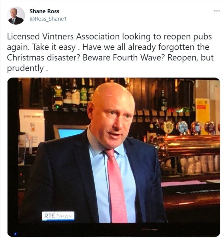 @Ross_Shane1 stop being a dickhead. It's bad enough other Hospitality industries paddling their own canoe today. All Hospitality needs to open together, too many jobs at stake #opentogether @lva @VFIpubs #PubsReopening
