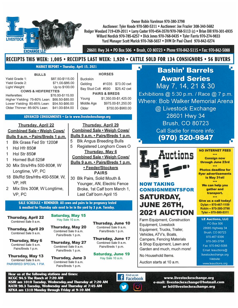 Livestock Exchange LLC (LivestockLlc) Twitter