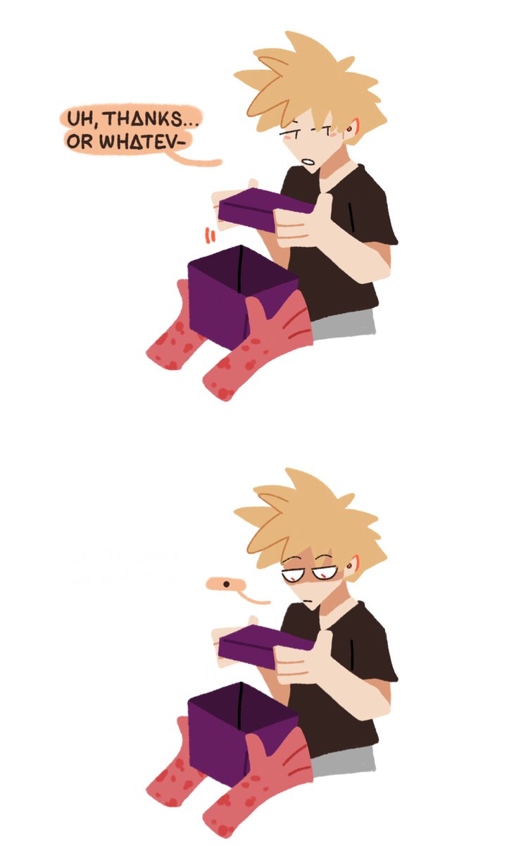 The class gives Bakugou birthday presents (2/20)