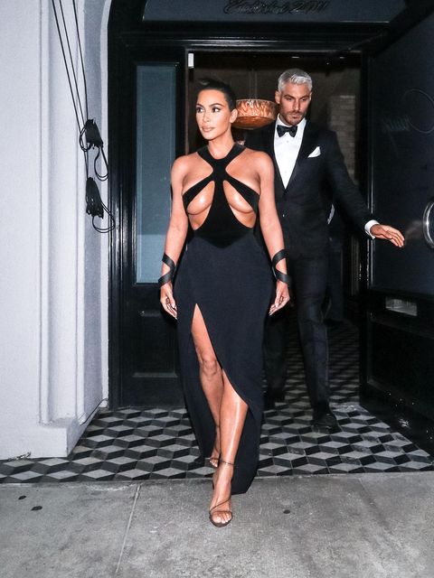 Fashionova also created a vintage Thierry Mugler black dress from it's Spring/summer collection women by Kim Kardashian for the 5th Annual Hollywood Beauty Award