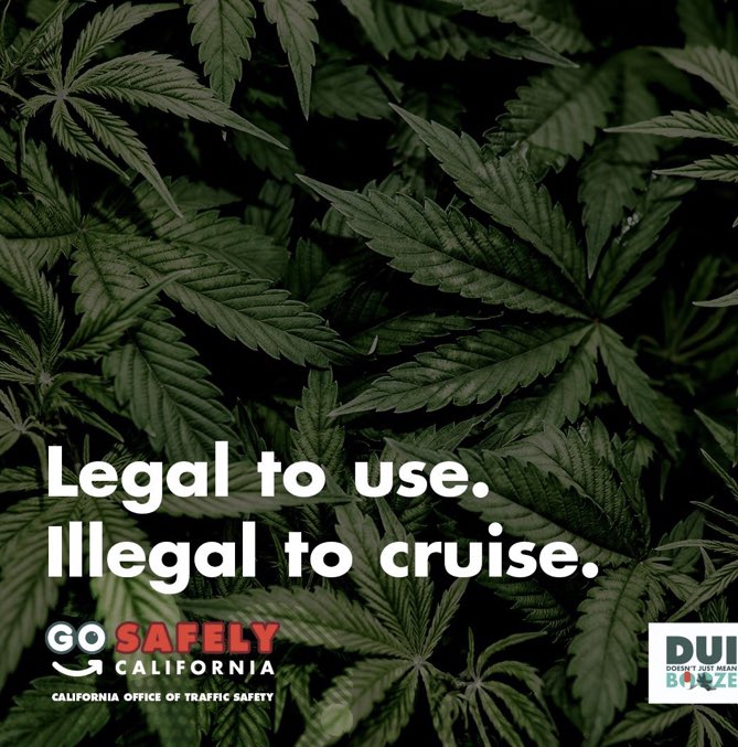 CHPSantaRosa's tweet image. It’s 4.20 and we’re fully staffed, looking for impaired drivers. If you use marijuana and decide to drive, YOU CAN GET A DUI. Simple as that. #GoSafelyCA #DUIDoesntJustMeanBooze