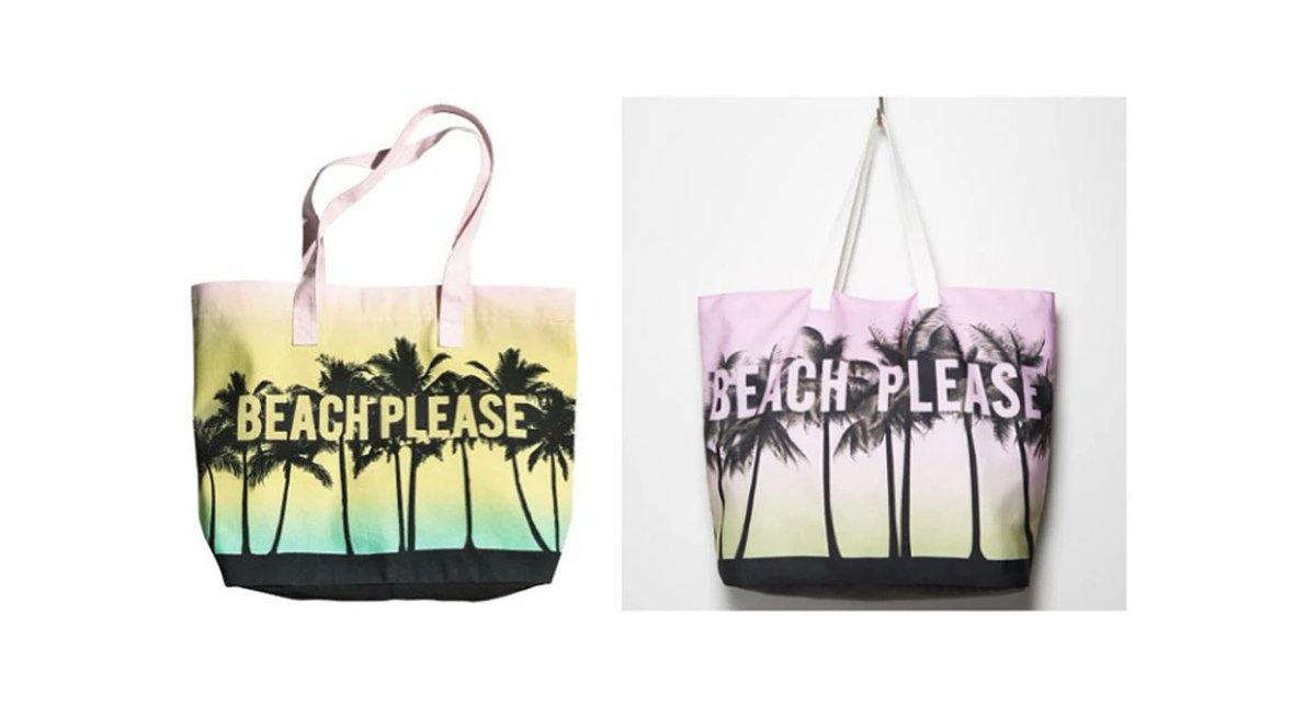 12. Forever 21 v Puma over its  #Fenty by Rihanna collection sued for design patent, trade dress and copyright.Forever 22 v H& M over the"Beach Please v Bitch Pleae bag