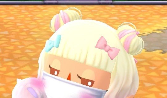 daddysauronn's tweet photo. nintendo pls bring the pocket camp hairstyles to new horizons https://t.co/feWjHvJfsM